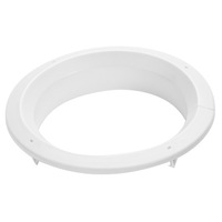 DECORATIVE TILE RING WHITE