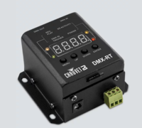 DMX-RT IS A RUGGED AND COMPACT DMX RECORDING DEVICE WITH TRIGGERABLE PLAYBACK. COPY, BACKUP AND
