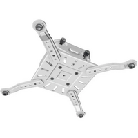 JR3W UNIVERSAL PROJECTOR MOUNT WITH PRECISE MICRO-ADJUSTMENT FOR ROLL, PITCH & YAW / 70LB CAPACITY/ WHITE