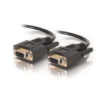 1FT DB9 F/F SERIAL RS232 CABLE - BLACK