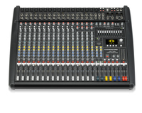 12 MIC/LINE + 4 MIC/STEREO LINE CHANNELS,
6 X AUX, DUAL 24 BIT STEREO EFFECTS, USB-AUDIO INTERFACE