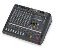 POWERMATE 600-3 POWERED MIXER WITH 8 INPUT CHANNELS (4 MIC/LINE + 2 MIC/STEREO-USB + 2 STEREO-LINE)