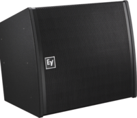 HIGH PERFORMANCE, TWO ARRAY ELEMENTS IN EACH MODULE, TWO 8-INCH LOW-DISTORTION WOOFERS, FOUR 1.25-IN