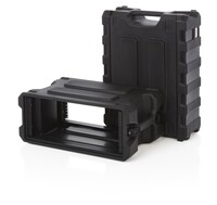 PRO-SERIES MOLDED MIL-GRADE PE RACK CASE; 6RU, 19&quot; DEEP