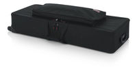 RIGID EPS FOAM LIGHTWEIGHT CASE W/ WHEELS FOR 61 NOTE KEYBOARDS