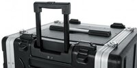GRR-10L 10RU MOLDED PE RACK CASE; FRONT, REAR RAILS 19" DEEP; LOCKING, PULL HANDLE, RECESSED WHEELS