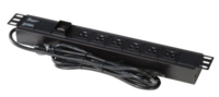 GATOR RACKWORKS POWER STRIP W/ 6-OUTLET; UL; RACK MOUNTABLE