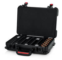 TSA SERIES ATA MOLDED POLYETHYLENE CASE FOR FOAM DROPS FOR (6) WIRELESS MICS WITH BATTERY STORAGE