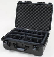 BLACK WATERPROOF INJECTION MOLDED CASE WITH INTERIOR DIMENSIONS OF 20&quot; X 14&quot; X 8&quot;.