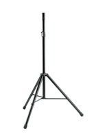 21436   ALUMINUM SPEAKER STAND,  BLACK , TRIPOD 51.96-79.5 INCH , 88 # LOAD CAPACITY.  PUSH BUTTON