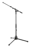 259   TRIPOD MIC STAND WITH BOOM ARM, BOOM 18.5 TO 30.5, STAND 16.7 TO 25.4, BLACK