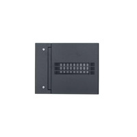 LWR-723 RACK-SECTIONAL WALL MOUNT-7U, 23IN DEEP, 1PR ADJ RAILS, BLACK