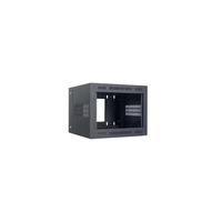 LWR-723 RACK-SECTIONAL WALL MOUNT-7U, 23IN DEEP, 1PR ADJ RAILS, BLACK