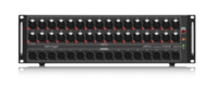 I/O STAGE BOX WITH 32 REMOTE-CONTROLLABLE MIDAS PREAMPS, 16 OUTPUTS AND AES50 NETWORKING