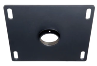 CEILING PLATE FOR 8&quot;X8&quot; UNISTRUT &amp; STRUCTURAL CEILING / BLACK / ACCEPTS EXT OR ADJ EXTENSION COLUMNS