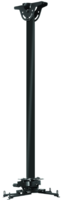 PRGS-UNV CEILING MOUNT W/3M (118&quot;) BLACK POLE, BLACK