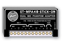 MICROPHONE 48 V PHANTOM ADAPTER - 2 CHANNEL