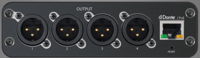 ANI4OUT-XLR 4-INPUT, XLR CONNECTORS, MIC/LINE DANTE AUDIO NETWORK INTERFACE WITH PEQ AND AUDIO SUMMING