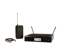 BLX WIRELESS BODYPACK/INSTRUMENT SYSTEM WITH BLX4R RECEIVER, BLX1 BODYPACK, &amp; WA302 INSTRUMENT CABLE