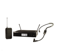 BLX WIRELESS HEADWORN SYSTEM WITH BLX4R RECEIVER, BLX1 BODYPACK, &amp; SM35 HEADSET CONDENSER MIC