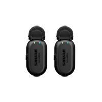 MV-TWO-KIT-Z7 MOVEMIC TWO-CHANNEL WIRELESS LAVALIER MICROPHONE SYSTEM WITH RECEIVER, CHARGING CASE & CARRY CASE