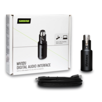 MVX2U DIGITAL AUDIO INTERFACE  - MOTIV XLR TO USB ADAPTER WITH DSP & HEADPHONE MONITORING FOR ALL XLR MICS