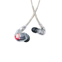 SE846 GEN2 SOUND ISOLATING EARPHONES, CLEAR. INCLUDES STRAIGHT CABLE, FIT KIT, 1/4&quot; ADAPTER, CASE