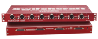 RACK-MOUNTED, 8 INPUT, 3-WAY SPLIT, DUAL ISOLATED, MIC SPLITTER