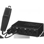 MOBILE MIXER/AMPLIFIER- 12 VDC- 60 W- 4/8 OHMS- HANDHELD MICROPHONE