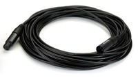 CABLE - MICROPHONE, QUAD, XLRF TO XLRM, 15&#39;, CANARE L4E6S, BLACK